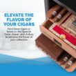NewAir 18.50-in x 13.60-in x 19.30-in Stainless Steel Freestanding Table humidor with Digital Hygrometer (Holds 250 Cigars)