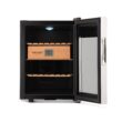 NewAir 18.50-in x 13.60-in x 19.30-in Stainless Steel Freestanding Table humidor with Digital Hygrometer (Holds 250 Cigars)