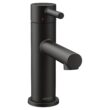 Moen Align Matte Black Single hole 1-handle WaterSense Low-arc Residential Handle Bathroom Sink Faucet with Drain with Deck Plate