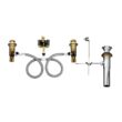 Moen Wynford Brushed Nickel Widespread 2-handle WaterSense High-arc Commercial/Residential Handle Bathroom Sink Faucet with Drain