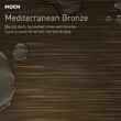 Moen Essie Mediterranean Bronze Single Handle Deck-mount Touchless Pull-down Kitchen Faucet with Sprayer (Includes Deck Plate) (Includes Soap Dispenser)