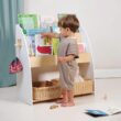 Tender Leaf Toys - Forest Bookcase - Sturdy and Practical Bookcase and Storage Unit - Beautiful Gender-Neutral Playroom/Bedroom Organisation, Promotes Reading and Early Learning - Age 3+