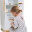 Tender Leaf Toys - Tenderleaf Refrigerator - Wooden Pretend Play Appliance for Kids with Ice Dispenser - Interactive and Realistic Refrigerator for Boys and Girls, Educational and Fun - Age 3 +
