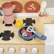 Tender Leaf Toys - La Fiamma Grand Kitchen - Two-Part Grand Wooden Kitchen with Accessories - Develops Social, Creative and Imaginative Skills, Gender-Neutral - Age 3+