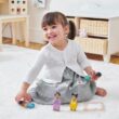 Tender Leaf Toys - Bunny Storage Unit - Wooden Toy Storage Organizer with 4 Baskets Drawers for Kids - Toys and Books in Playroom, Nursery or Children's Room - Age 3 +