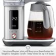 Breville Luxe Drip Coffee Machine, Brushed Stainless Steel, 60 Fluid Ounces Capacity, Glass Carafe, BDC415BSS