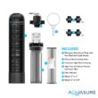 AQUASURE Fortitude Lite Carbon and Sediment Whole House Water Filtration System Dual-Stage 10-GPM 25 Micron