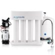 AQUASURE Premier 4-stage Membrane Reverse Osmosis Filtration Under Sink Water Filtration System with Chrome Faucet