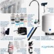 AQUASURE Premier 4-stage Membrane Reverse Osmosis Filtration Under Sink Water Filtration System with Chrome Faucet AQUASURE Premier 4-stage Membrane Reverse Osmosis Filtration Under Sink Water Filtration System with Chrome Faucet