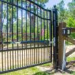Mighty Mule 18-Feet Single swing Universal Battery Driveway Gate Opener Kit (Solar Compatible)