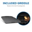 NAPOLEON TravelQ 285 with Griddle 285-Sq. in Red Portable Liquid propane Grill