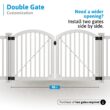 WamBam Fence Premium 4-ft H x 4-ft W Arched Pool Style Vinyl Fence gate No Dig (Unassembled)