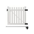 WamBam Fence Premium 4-ft H x 4-ft W Picket Vinyl Picket Fence gate No Dig (Unassembled)