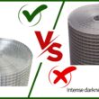 Maocao Hoom 100-ft x 4-ft 19 -Gauge Silver Metal Welded Wire Rolled Fencing 1/2-in x 1/2-in - Mesh Size