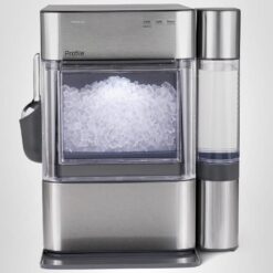 GE Profile Opal 2.0 Ultra Nugget Ice Maker with Side Tank and Scale Inhibiting Filter, Scoop Included, 38 lbs in 24 Hours, Pellet Ice Machine with WiFi & Smart Connected, Stainless Steel