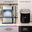 GE Profile Opal 2.0 Ultra Nugget Ice Maker with Side Tank and Scale Inhibiting Filter, Scoop Included, 38 lbs in 24 Hours, Pellet Ice Machine with WiFi & Smart Connected, Stainless Steel
