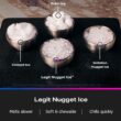 GE Profile Opal 2.0 Ultra Nugget Ice Maker with Side Tank and Scale Inhibiting Filter, Scoop Included, 38 lbs in 24 Hours, Pellet Ice Machine with WiFi & Smart Connected, Black