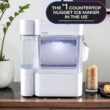 GE Profile Opal 2.0 Ultra Nugget Ice Maker with Side Tank and Scale Inhibiting Filter, Scoop Included, 38 lbs in 24 Hours, Pellet Ice Machine with WiFi & Smart Connected, Stone White