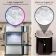 GE Profile Opal 2.0 Ultra Nugget Ice Maker with Side Tank and Scale Inhibiting Filter, Scoop Included, 38 lbs in 24 Hours, Pellet Ice Machine with WiFi & Smart Connected, Stone White
