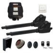 ALEKO 20.0-Feet Dual swing Universal Electric Driveway Gate Opener Kit (Solar Compatible)