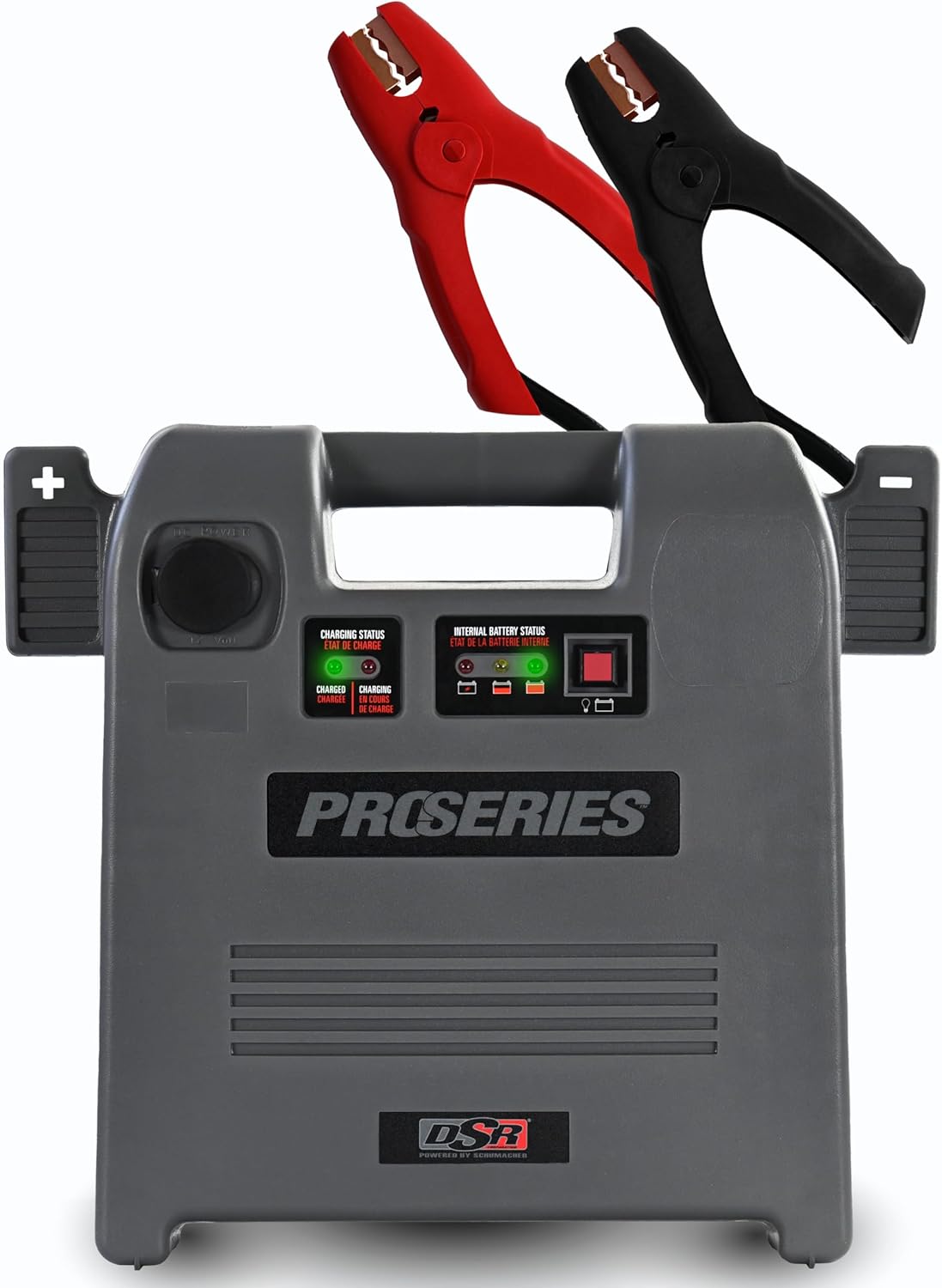 Schumacher Electric DSR Pro 1800A Heavy-Duty Car Battery Jump Starter and Portable Power Station, Professional Grade, 12V DC Charging, for 12V Automotive and Marine Batteries, DSR119 Schumacher Electric DSR Pro 1800A Heavy-Duty Car Battery Jump Starter and Portable Power Station, Professional Grade, 12V DC Charging, for 12V Automotive and Marine Batteries, DSR119