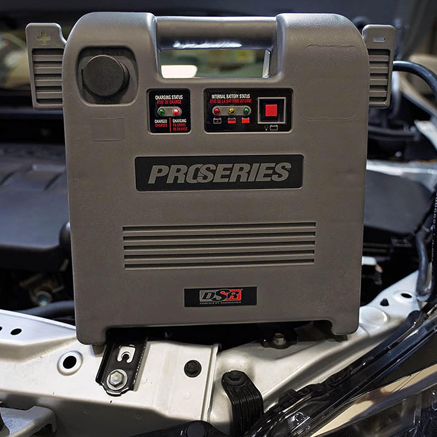 Schumacher Electric DSR Pro 1800A Heavy-Duty Car Battery Jump Starter and Portable Power Station, Professional Grade, 12V DC Charging, for 12V Automotive and Marine Batteries, DSR119 Schumacher Electric DSR Pro 1800A Heavy-Duty Car Battery Jump Starter and Portable Power Station, Professional Grade, 12V DC Charging, for 12V Automotive and Marine Batteries, DSR119