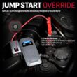 Schumacher Electric 12V Lithium Jump Starter & Power Pack - Portable 1000A Battery Jumper with 10W Wireless Charging, USBA/USBC Fast Charging & Multi-Mode LED Flashlight - 4-in-1 SL1672