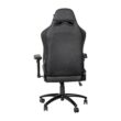 Flash Furniture Falco Ergonomic High Back Adjustable Gaming Chair with 4D Armrests; Headrest Pillow; and Adjustable Lumbar Support; Black with Red Stitching