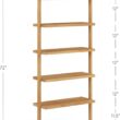 Nathan James Beacon Bohemian 5 Tier Bookshelf, Wall Mounted Bookcase, Solid Wood Bookshelf in Warm Pine Nathan James Beacon Bohemian 5 Tier Bookshelf, Wall Mounted Bookcase, Solid Wood Bookshelf in Warm Pine