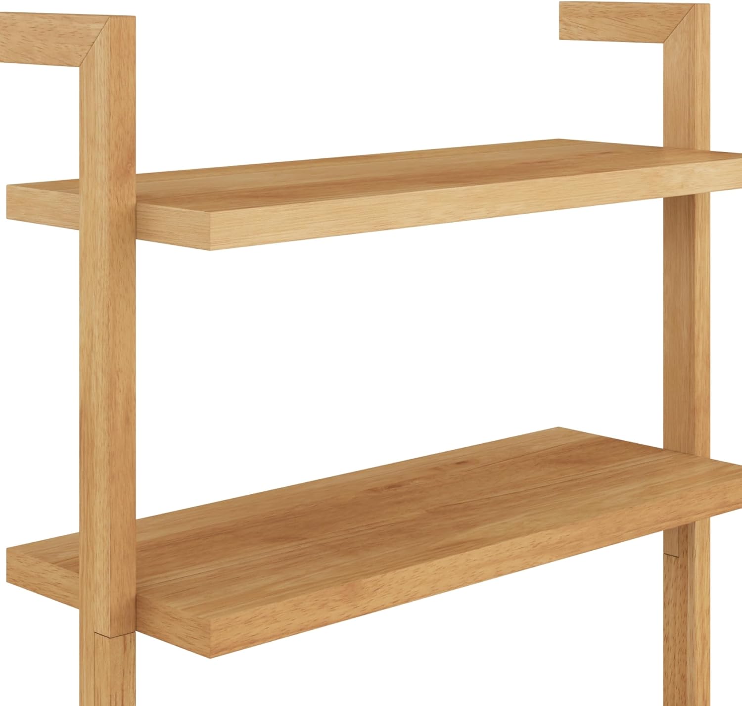 Nathan James Beacon Bohemian 5 Tier Bookshelf, Wall Mounted Bookcase, Solid Wood Bookshelf in Warm Pine Nathan James Beacon Bohemian 5 Tier Bookshelf, Wall Mounted Bookcase, Solid Wood Bookshelf in Warm Pine