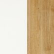 Nathan James Jasper Modern Sideboard, Kitchen Storage Cabinet with Fluted Doors, Accent Storage for Kitchen or Living Room, White/Warm Pine