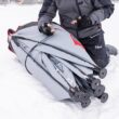 Eskimo QuickFish 6HD, Pop-Up Portable Shelter, No-Trip Door, Red/Black, Fully Insulated, Deluxe Ice Anchors, Six Person, Ice Fishing Shelter, 46076