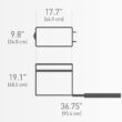 simplehuman 30 Liter / 8 Gallon Under Counter Kitchen Cabinet Pull-Out Trash Can, Heavy-Duty Steel Frame simplehuman 30 Liter / 8 Gallon Under Counter Kitchen Cabinet Pull-Out Trash Can, Heavy-Duty Steel Frame