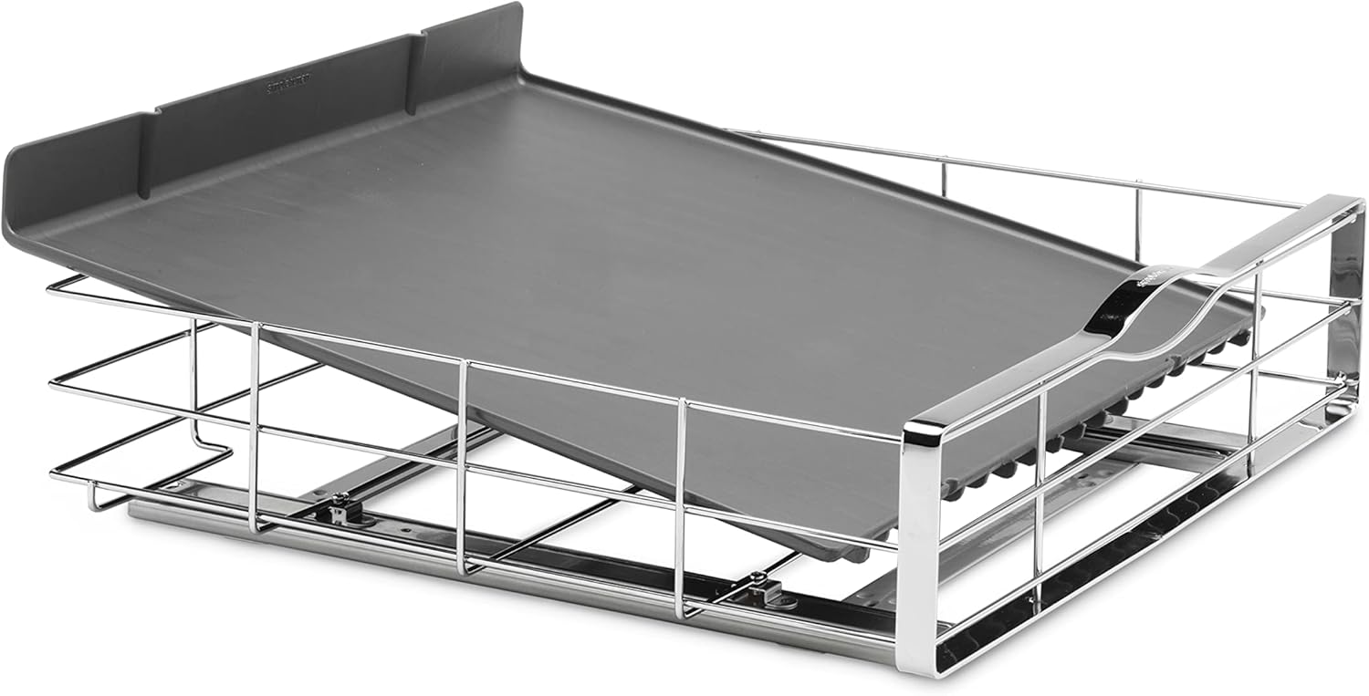 simplehuman KT1120 20 inch Pull-Out Cabinet Organizer, Heavy-Gauge Steel Frame Medium simplehuman KT1120 20 inch Pull-Out Cabinet Organizer, Heavy-Gauge Steel Frame Medium