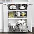 simplehuman KT1120 20 inch Pull-Out Cabinet Organizer, Heavy-Gauge Steel Frame Medium simplehuman KT1120 20 inch Pull-Out Cabinet Organizer, Heavy-Gauge Steel Frame Medium