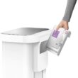 simplehuman Kitchen Trash Can with Lid, Touchless Waste Bin, Large 45 Liter, Rectangular, White Stainless Steel simplehuman Kitchen Trash Can with Lid, Touchless Waste Bin, Large 45 Liter, Rectangular, White Stainless Steel