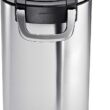 simplehuman 30 Liter, 32 lb / 14.5 kg Large Pet Food Storage Container for Dog Food, Cat Food, and Bird Feed, Brushed Stainless Steel