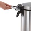 simplehuman 30 Liter, 32 lb / 14.5 kg Large Pet Food Storage Container for Dog Food, Cat Food, and Bird Feed, Brushed Stainless Steel