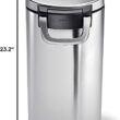 simplehuman 30 Liter, 32 lb / 14.5 kg Large Pet Food Storage Container for Dog Food, Cat Food, and Bird Feed, Brushed Stainless Steel