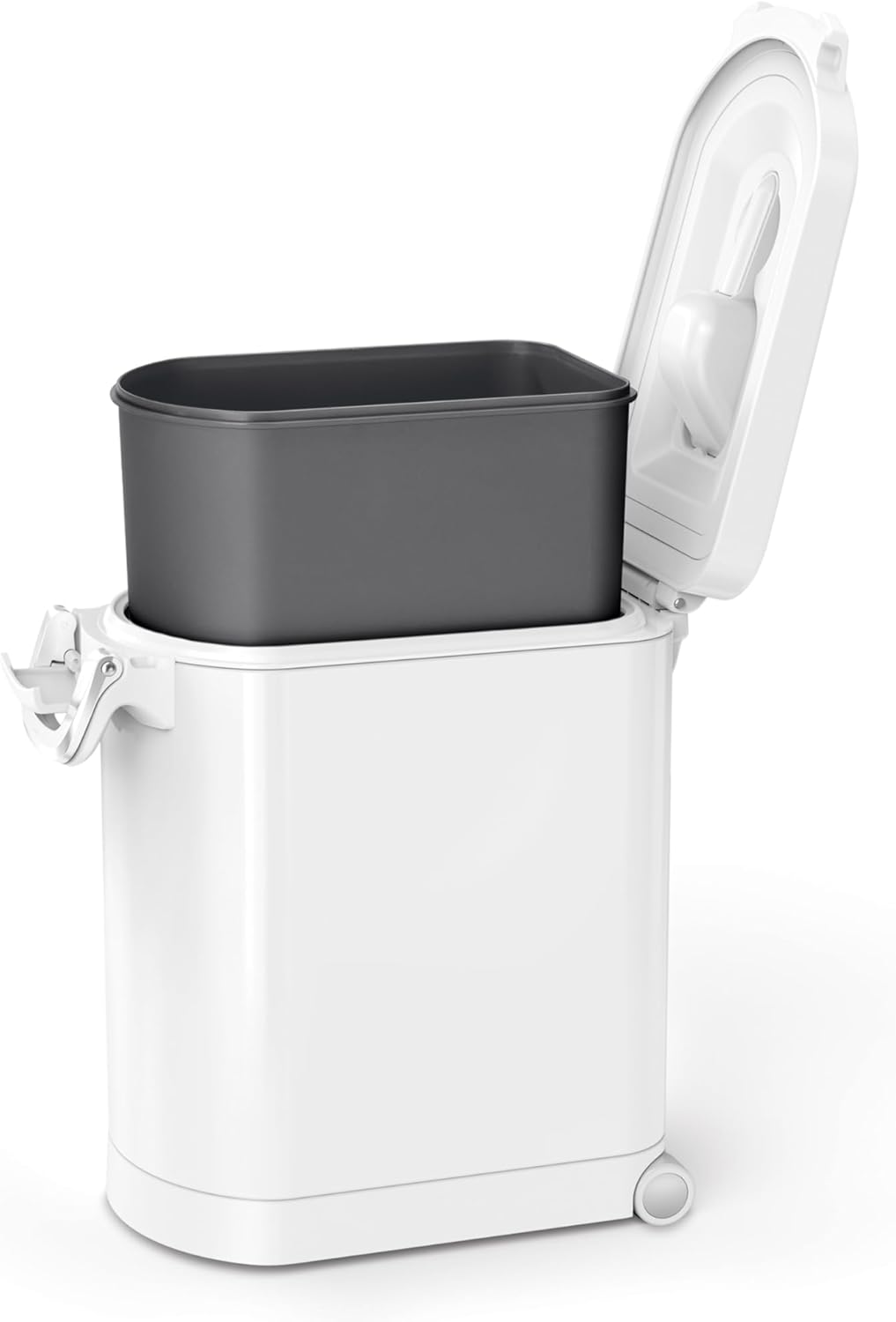 simplehuman 25 Liter, 27 lb / 12.2 kg Medium Pet Food Storage Container for Dog Food, Cat Food, and Bird Feed, White simplehuman 25 Liter, 27 lb / 12.2 kg Medium Pet Food Storage Container for Dog Food, Cat Food, and Bird Feed, White