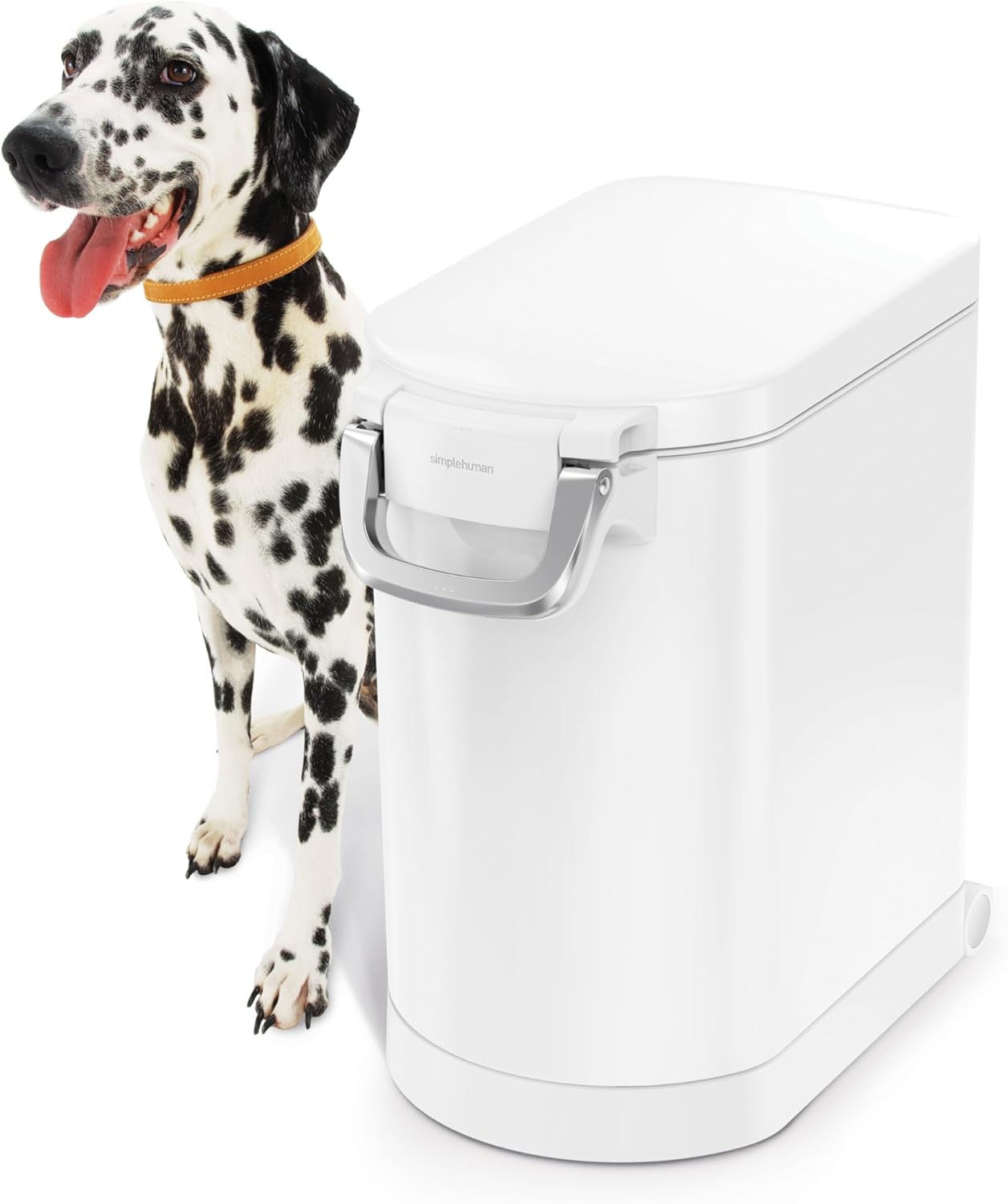 simplehuman 25 Liter, 27 lb / 12.2 kg Medium Pet Food Storage Container for Dog Food, Cat Food, and Bird Feed, White simplehuman 25 Liter, 27 lb / 12.2 kg Medium Pet Food Storage Container for Dog Food, Cat Food, and Bird Feed, White