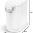 simplehuman 25 Liter, 27 lb / 12.2 kg Medium Pet Food Storage Container for Dog Food, Cat Food, and Bird Feed, White simplehuman 25 Liter, 27 lb / 12.2 kg Medium Pet Food Storage Container for Dog Food, Cat Food, and Bird Feed, White