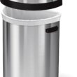 simplehuman 80 Liter / 21.1 Gallon Extra Large Semi-Round Open Top Trash Can Commercial Grade Heavy Gauge Brushed Stainless Steel, ADA-Compliant simplehuman 80 Liter / 21.1 Gallon Extra Large Semi-Round Open Top Trash Can Commercial Grade Heavy Gauge Brushed Stainless Steel, ADA-Compliant