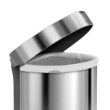 simplehuman 45 Liter / 12 Gallon Semi-Round Automatic Sensor Trash Can, Brushed Stainless Steel simplehuman 45 Liter / 12 Gallon Semi-Round Automatic Sensor Trash Can, Brushed Stainless Steel