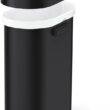 simplehuman 50 Liter / 13.2 Gallon Slim Open Top Trash Can Commercial Grade, Heavy Gauge Matte Black Stainless Steel simplehuman 50 Liter / 13.2 Gallon Slim Open Top Trash Can Commercial Grade, Heavy Gauge Matte Black Stainless Steel