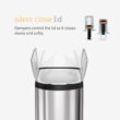 simplehuman 45 Liter / 11.9 Gallon Butterfly Lid Kitchen Step Trash Can, Brushed Stainless Steel simplehuman 45 Liter / 11.9 Gallon Butterfly Lid Kitchen Step Trash Can, Brushed Stainless Steel