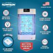 Flowtron Indoor Bug Zapper | Electric Fly & Insect Killer with 120W UV Light, Pheromone Lure Attractant, Shock Kill Grid & Reflector Panels | 2000 Sq Ft for Kitchen, Restaurant & Barn, UL Certified