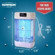 Flowtron Indoor Bug Zapper | Electric Fly & Insect Killer with 120W UV Light, Pheromone Lure Attractant, Shock Kill Grid & Reflector Panels | 2000 Sq Ft for Kitchen, Restaurant & Barn, UL Certified