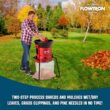 Flowtron Electric Leaf Mulcher & Shredder | Portable Garden Grinder & Chipper for Wet/Dry Leaves, Grass & Pine Needles | Freestanding, Upto 30:1 Mulch Ratio, Adjustable Coarseness