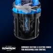 Flowtron Indoor Outdoor Bug Trap Zapper | Electric Insect Killer with UV Light & Fan | 800 Volt Stun Grid & 530 Sq Ft Coverage | Silent Mosquito, Fly, Gnat, Insect Trap for Patio, Yard, Home, Garage
